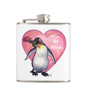 Flasques Saint-Valentin Penguin