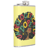 Flasques Sans excuses Dope Black Girl Afro (Droite)