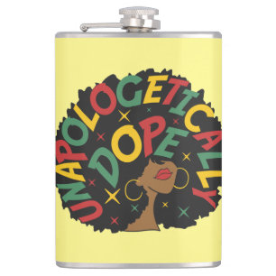 Flasques Sans excuses Dope Black Girl Afro