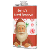 Flasques Santa Face | North Pole Spirits Christmas Vinyl Wr (Gauche)