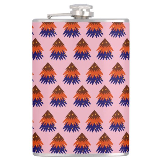 Flasques Sapin de Noël multicolore - Flask (Devant)
