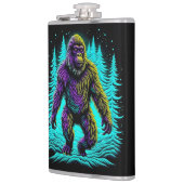 Flasques Sasquatch Bigfoot en Turquoise et noir (Gauche)