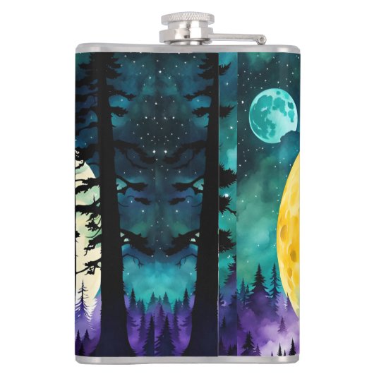 Flasques Sasquatch pleine lune (Dos)