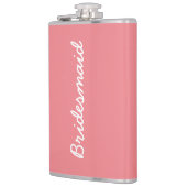 Flasques Saumon de la femme de ménage Mariage rose Favorise (Gauche)