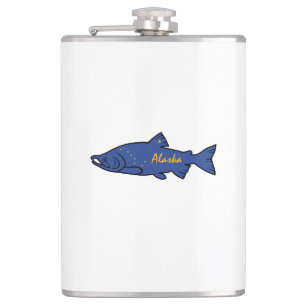 Flasques Saumon de l'Alaska du poisson
