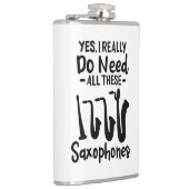 Flasques Saxophone - Types de saxophones (Droite)