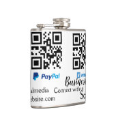Flasques Scanner pour payer le code q r paypal venmo ajoute (Droite)