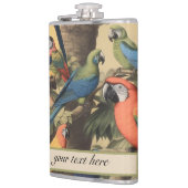 Flasques Scène botanique vintage parrotspersonnalisable (Gauche)