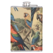 Flasques Scène botanique vintage parrotspersonnalisable (Dos)