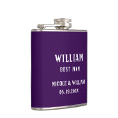 Flasques Scène couleur violet personnalisée (Droite)