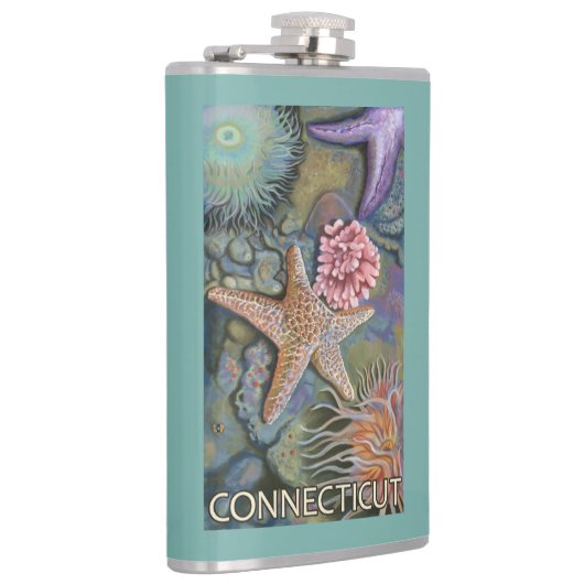 Flasques Scène de ConnecticutTidepool (Droite)