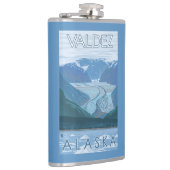 Flasques Scène de glacier - Valdez, Alaska (Droite)