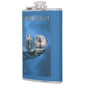 Flasques Scène de loutre de ConnecticutSea (Gauche)