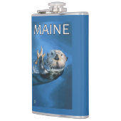 Flasques Scène de loutre de MaineSea (Gauche)