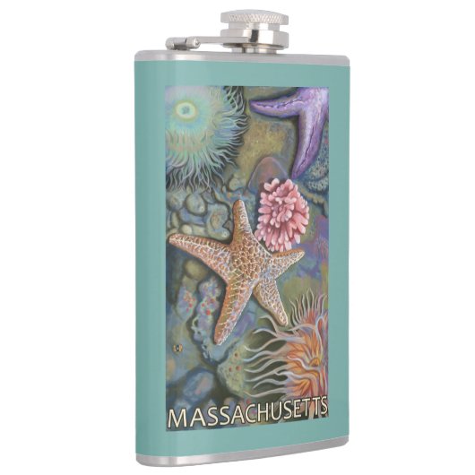 Flasques Scène de MassachusettsTidepool (Droite)