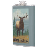 Flasques Scène de MontanaElk (Gauche)