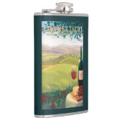 Flasques Scène de pays de ConnecticutWine (Droite)