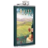 Flasques Scène de pays de MaineWine (Droite)