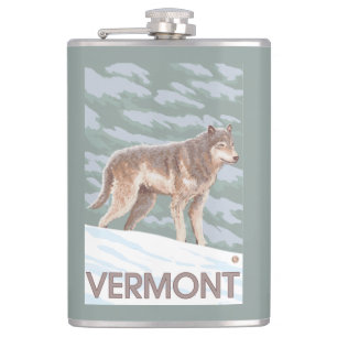 Flasques Scène de VermontWolf