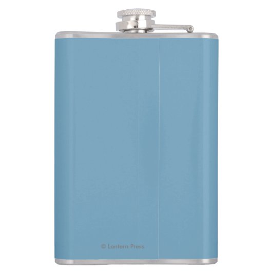 Flasques Scène Sledding de chien - Seward, Alaska (Dos)