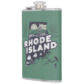 Flasques Scenic Rhode Island Retro Silhouette  (Gauche)
