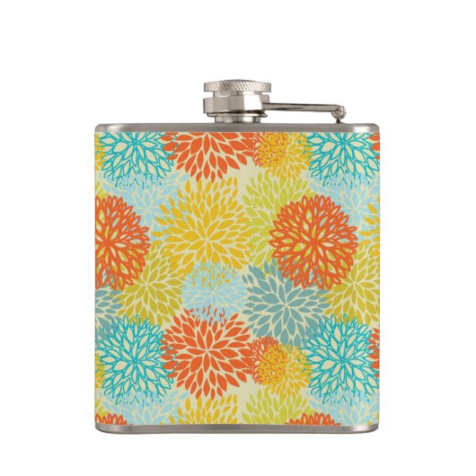 Flasques Schéma floral 3 (Dos)