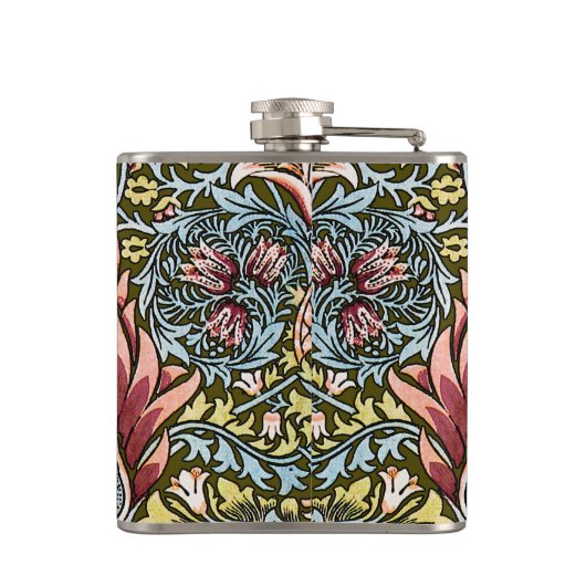 Flasques Schéma floral William Morris Snakeshead (Dos)