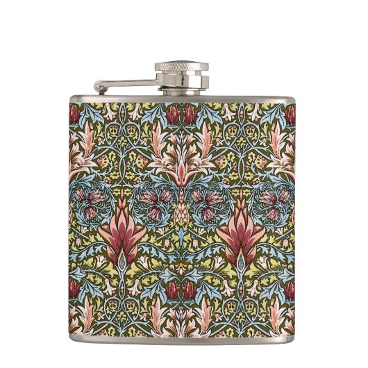 Flasques Schéma floral William Morris Snakeshead (Devant)