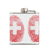 Flasques Schweizer Fingerabdruck (Dos)