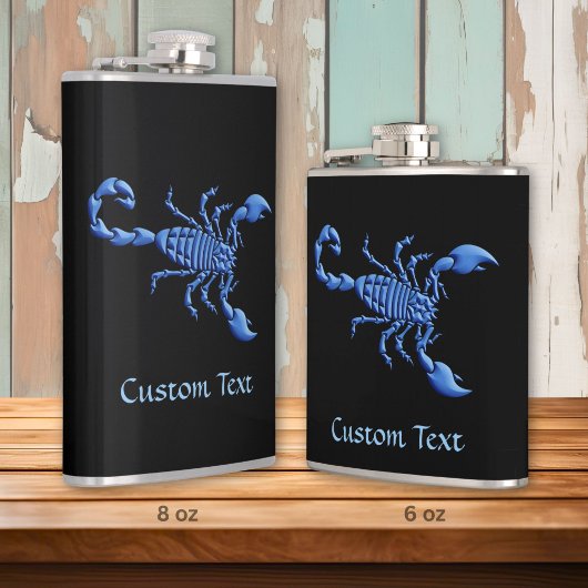 Flasques Scorpion bleu
