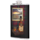 Flasques Scotch Whisky Flask avec votre texte et votre imag (Gauche)