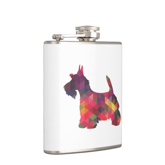 Flasques Scottie Chien race Geo Silhouette Multi Flask (Droite)