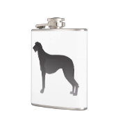 Flasques Scottish Deerhound Basic Chien Breed Silhouette (Gauche)