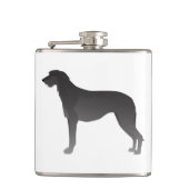 Flasques Scottish Deerhound Basic Chien Breed Silhouette (Devant)