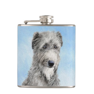 Flasques Scottish Deerhound Peinture - Cute Original Chien