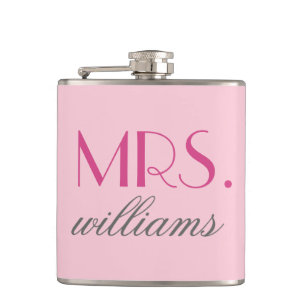Flasques Script de Mme Rose Mariage Nom de Famille