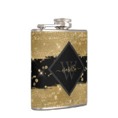 Flasques Script de Parties scintillant moderne monogramme (Droite)