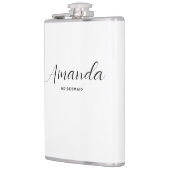 Flasques Script minimaliste moderne Bachelorette Bridesmaid (Gauche)