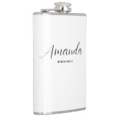 Flasques Script minimaliste moderne Bachelorette Bridesmaid (Droite)