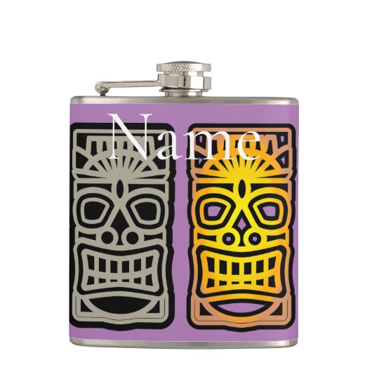 Flasques Sculptures Triple Tiki Thunder_Cove (Devant)