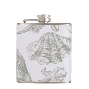 Flasques Seashell Soft Antique Art Beach Shops