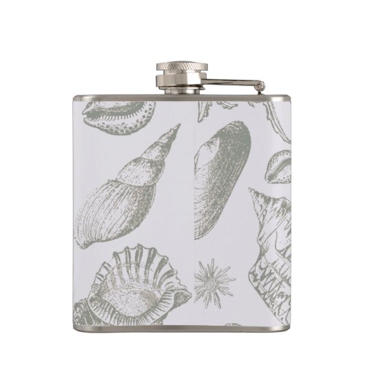 Flasques Seashell Soft Antique Art Beach Shops (Dos)