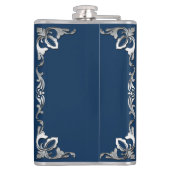 Flasques Sélectionnez votre ornement classique d'argent de (Dos)