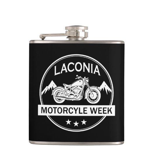 Flasques Semaine de moto de Laconia (Devant)