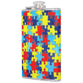 Flasques Sensibilisation sur l'autisme-Puzzle par Shirley T (Gauche)