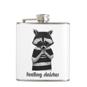 Flasques Sentiment de sinistre drôle Raccoon
