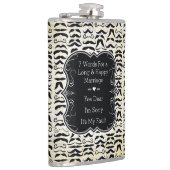 Flasques Sept mots pour un mariage long et heureux Moustach (Droite)