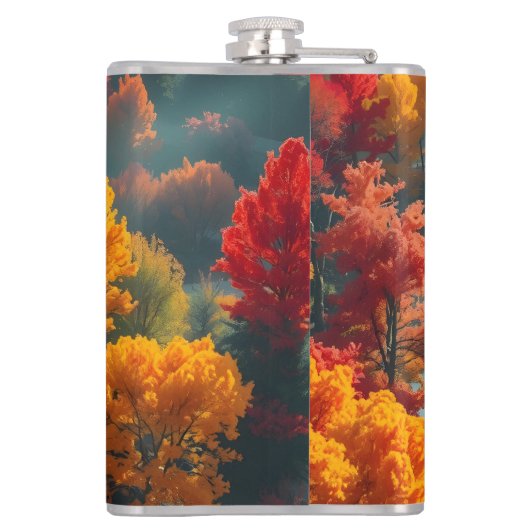 Flasques Serene River Shore Reflection Nature Art (Dos)