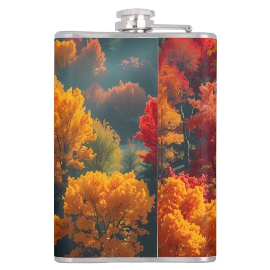 Flasques Serene River Shore Reflection Nature Art  (Dos)