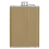 Flasques Serpent Abstrait rayé amusant dans les tons neutre (Dos)